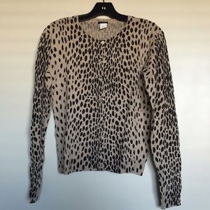 J.Crew Leopard Print Cardigan