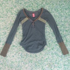 Free People Henley thermal- new condition!