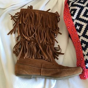 Lauren Conrad fringe boots