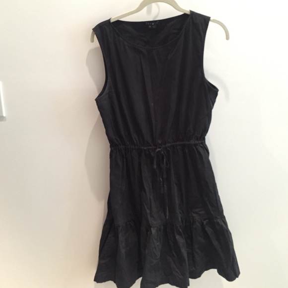 Theory black mini dress