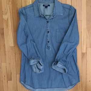 Old Navy Chambray Popover
