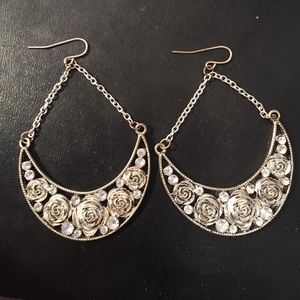 Silver earrings