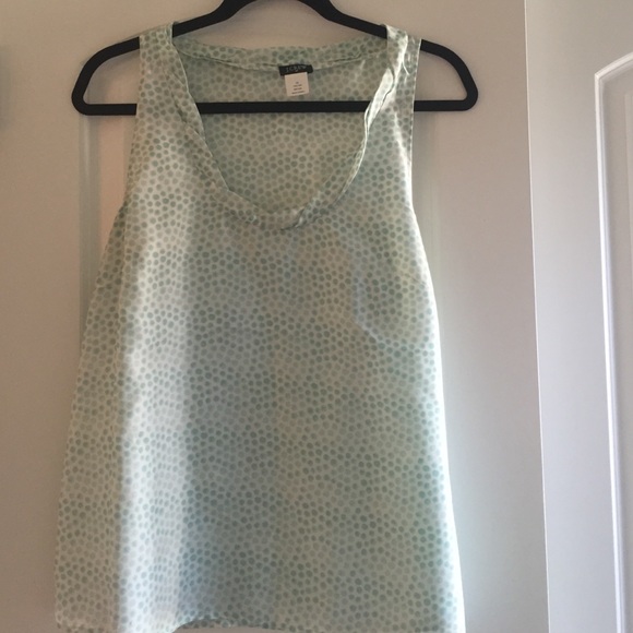 Jcrew Silk Tank Top Size 12