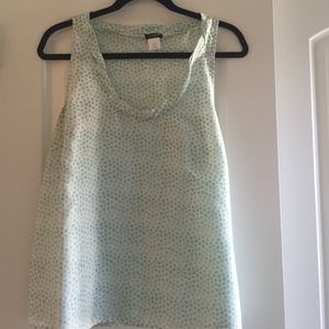 Jcrew Silk Tank Top Size 12