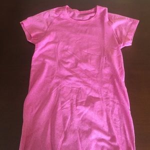Pink lululemon T-shirt