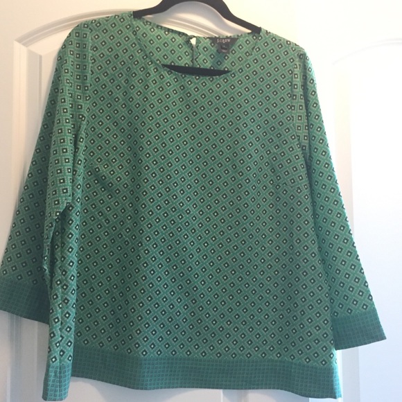 🔥Sale! Last call! Jcrew  Green Blouse