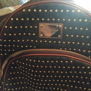 A Michael Kors backpack