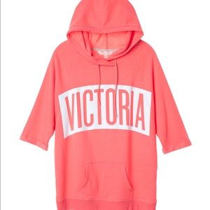 Medium Victoria Secret Fleece Hooded Tunic