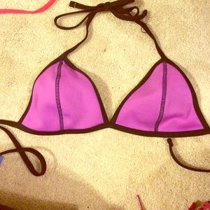 Purple bikini top