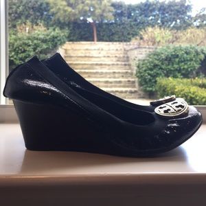 Tory Burch 3" Leather Wedges