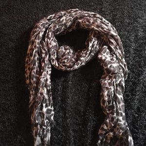 Cheetah print scarf