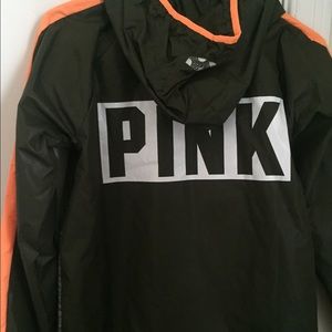 Victoria's Secret PINK olive green Anorak