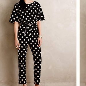 ANTHROPOLOGIE POLKA DOT JUMPSUIT