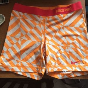 Nike pro Dri-Fit spandex, crazy colors!