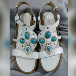 Aerosoles  Grand Jewel chunky heel sandals Sz 11