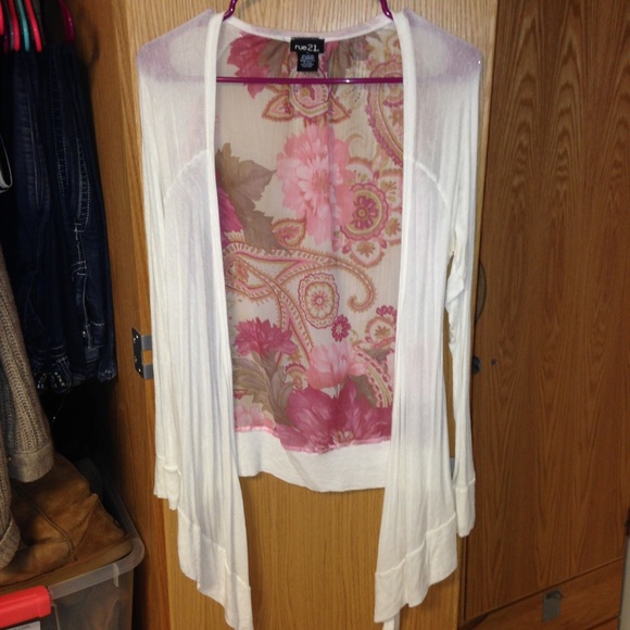 Light Floral Cardigan