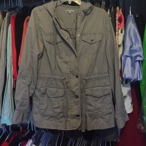 Amazing grey army jacket!