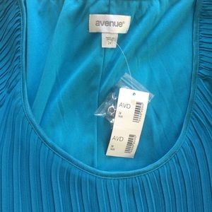 Size 24 never worn beach style aqua blue dress