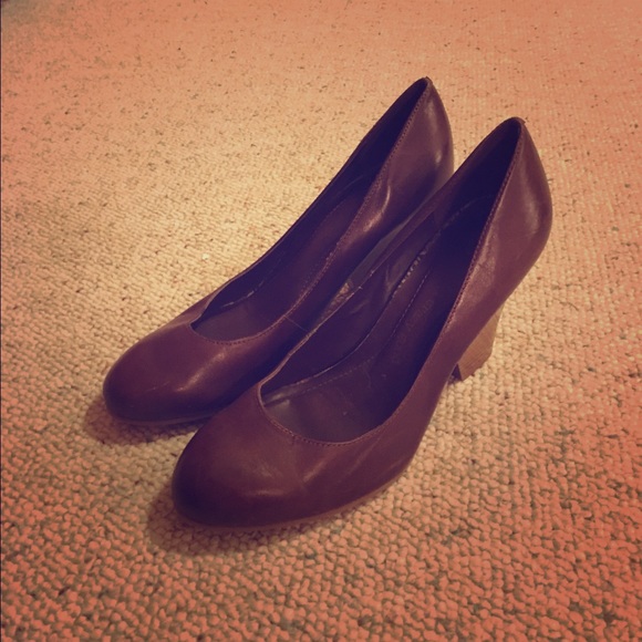 Brown Leather 8.5 Dr Scholl's Heels