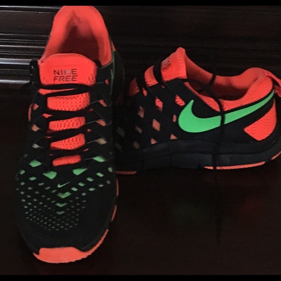 Nike Free Men's 11 ; Women's 13 new, grey & orange
