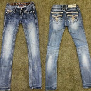 Rock Revival Nancy Cuffed Straight size 24