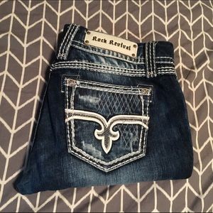 Rock revival straight leg jeans