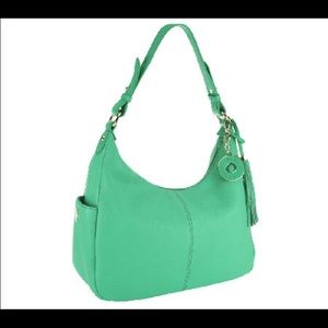 Isaac Mizrahi Bridgehampton Pebble Leather Hobo