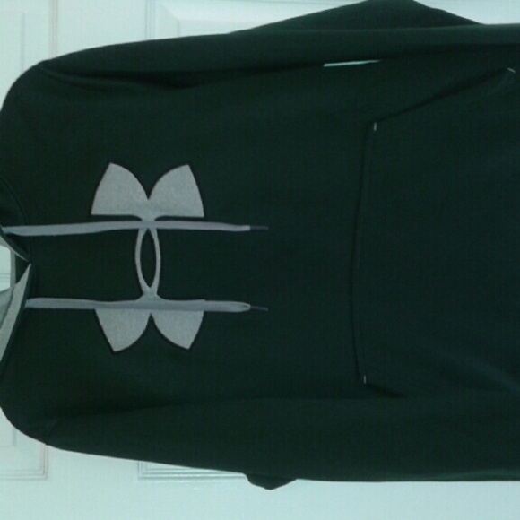 Dark Green & Grey Unisex Under Armour Hoodie
