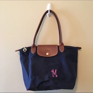 Longchamp Navy Tote