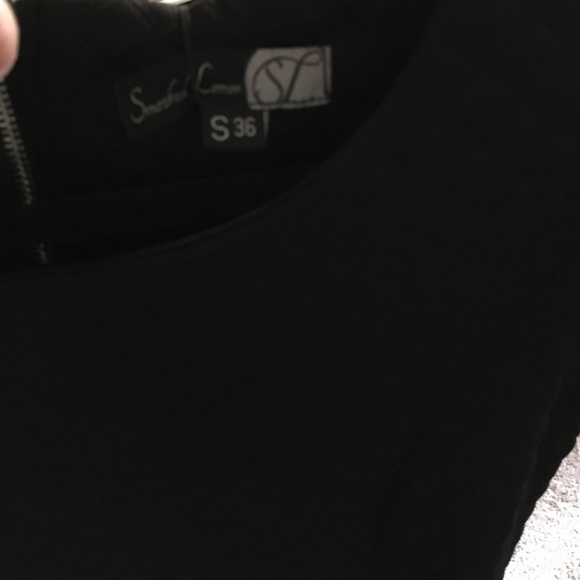 Smashed lemon black work dress - Picture 4 of 4