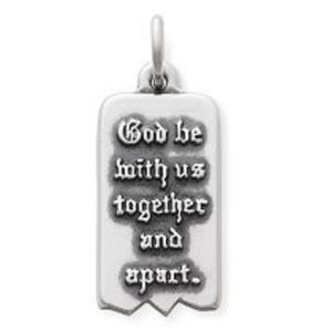 "God be with us" Mizpah James Avery Charm