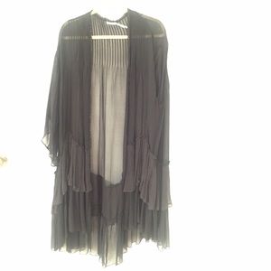 Kimchi Blue Ruffle Tier Chiffon Jacket