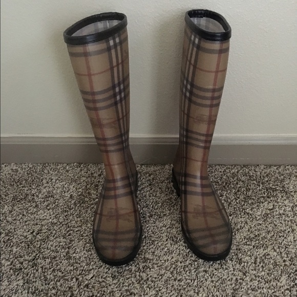 Burberry Rain Boots - Picture 2 of 3