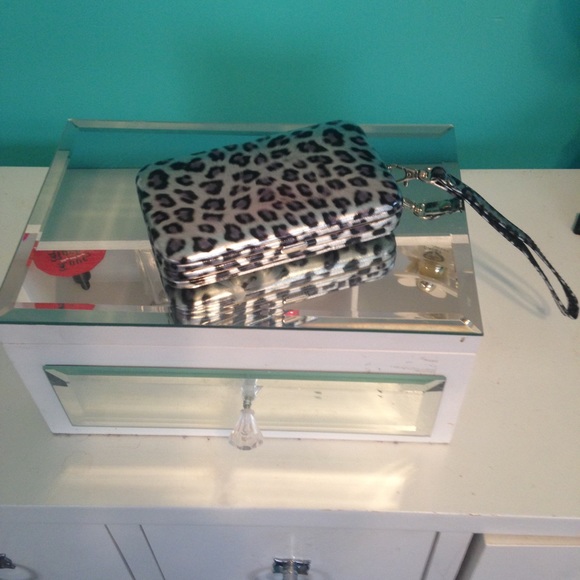 Animal Print Cell Phone Wristlet