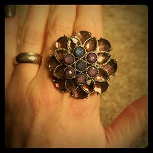 Multi stone fun ring