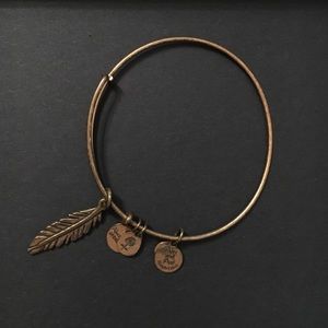 Feather Alex and Ani bracelet.