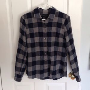 J. Crew plaid flannel shirt