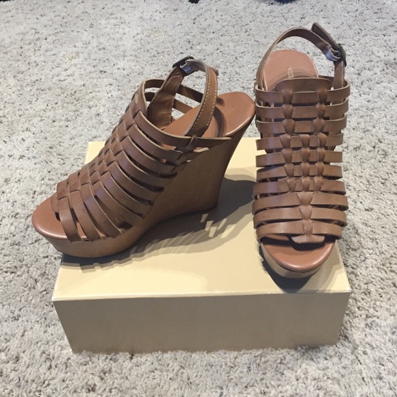 Mossimo Supply Co. Brown Wedges