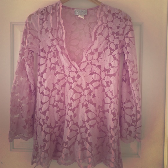 Sheer, gauzy top