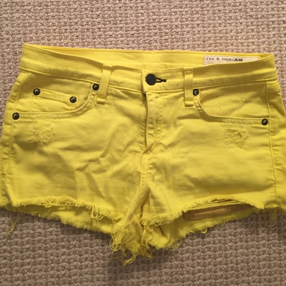 Rag and bone stretch jean shorts