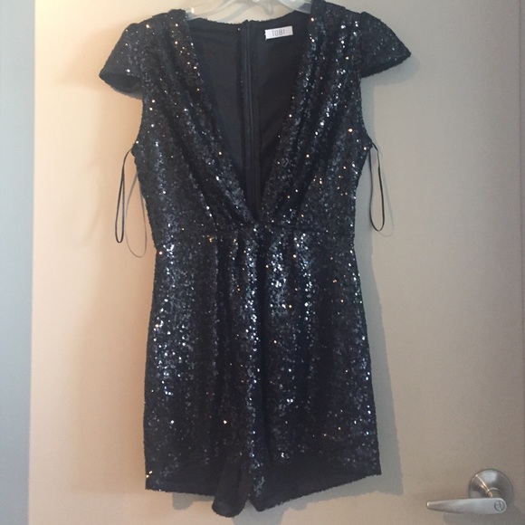 Sequined romper from Tobi