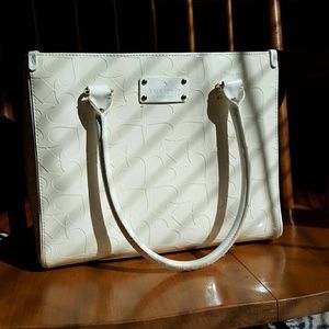 Kate Spade white patent purse