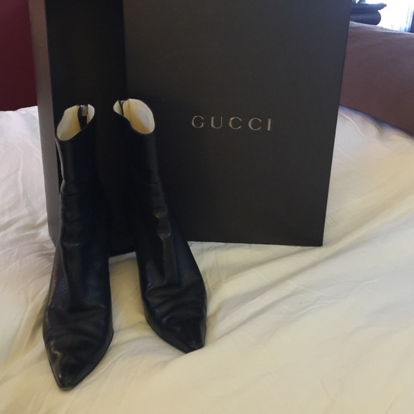 Gucci leather boots