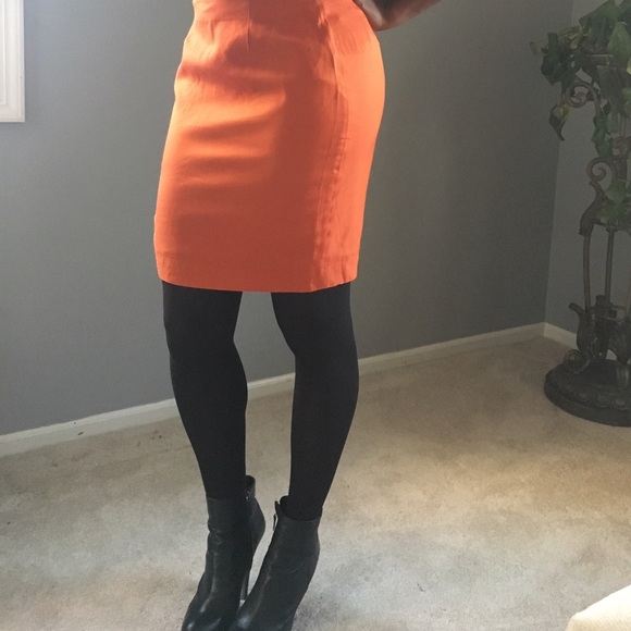 🥂🥂 New Years $10 clearance sale Tangerine work skirt