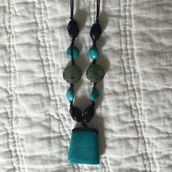 Genuine turquoise necklace