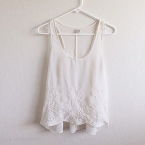 UO Tank with Crochet Detail