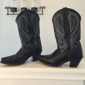 Black Laredo Cowboy Boots