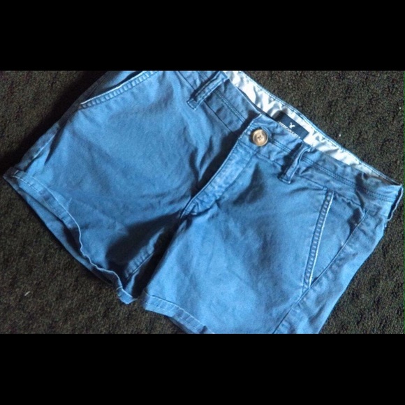 American Eagle Mid rise waist  soft denim shorts - Picture 1 of 4
