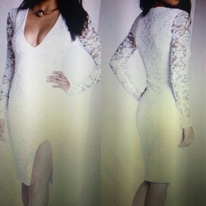 ✨NEW✨ MISSGUIDED Lace Bodycon Midi Dress