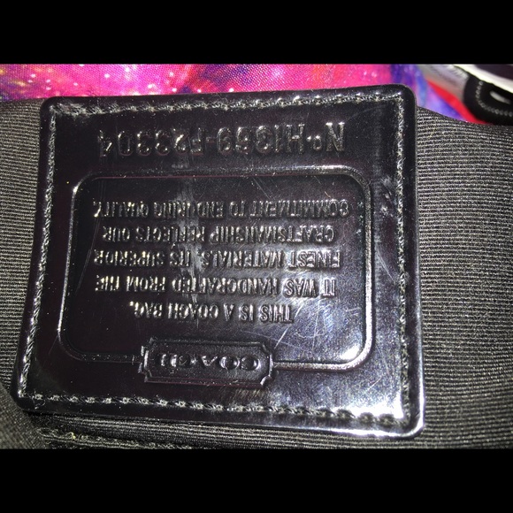 Black and light grey coach bag - Picture 2 of 4